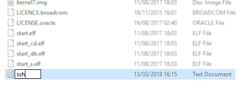 Enable SSH on the Raspberry Pi